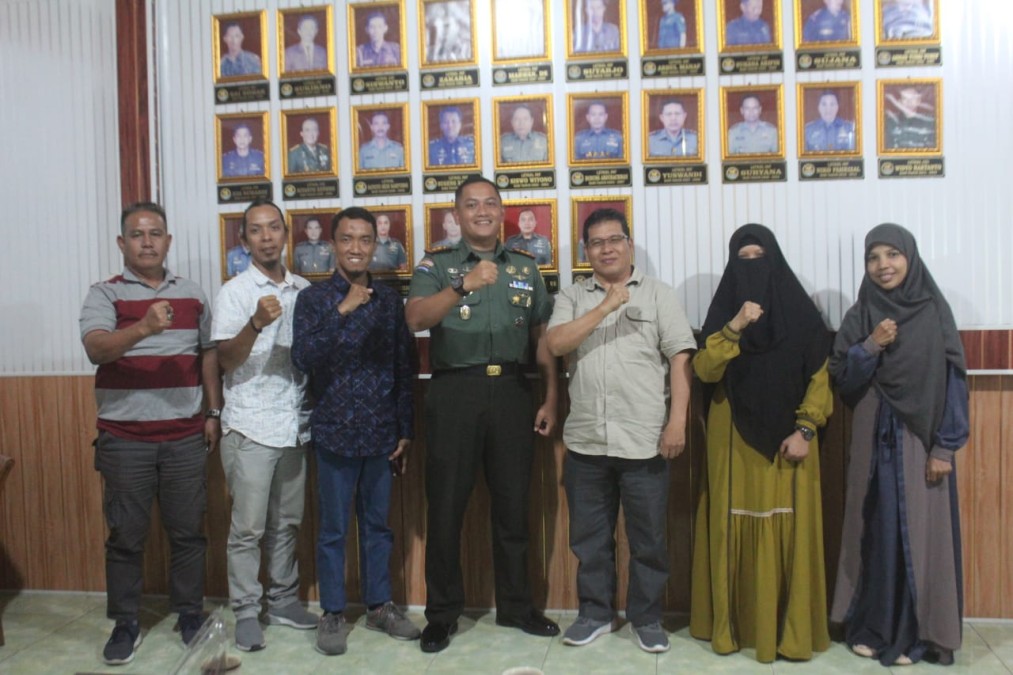 Dandim 0406/Lubuk Linggau Menerima Audensi Dari Media Linggau Pos