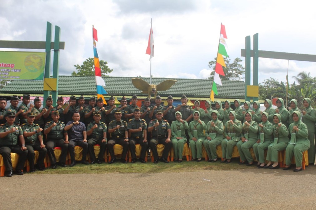 Dalam Kunjungan Kerja Ke Koramil Jajaran Dandim 0406/Lubuk Linggau Sampaikan Penekanan Komando Atas