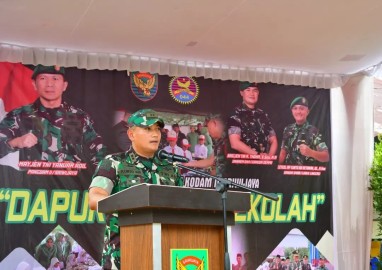Berikan Gizi Tambahan, Kodim 0406/Lubuk Linggau gelar Program Unggulan Kodam II/Sriwijaya Dapur Masuk Sekolah
