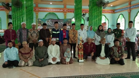 Babinsa Koramil 406-03/Rupit Menghadiri Kegiatan Musabaqoh Tilawatil Quran Di wilayah Binaan.