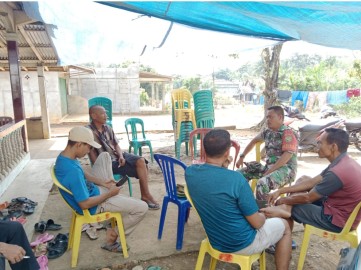 Wujudkan Wilayah Tetap Aman Kondusif Babinsa Rutin Monitoring Wilayah Binaan