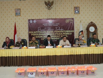 Kepada TNI Polri Pj Walikota Sampaikan Apresiasi Atas Pengamanan Yang Dilakukan Pada Semua Tahapan Pemilu