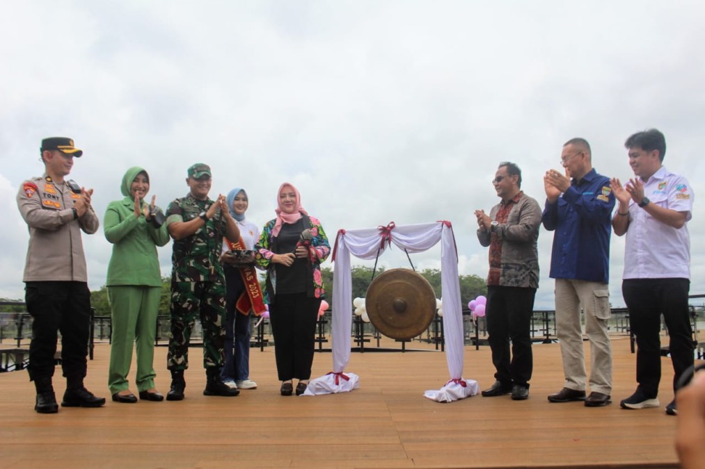 Dandim 0406/Lubuk Linggau Hadir Pada Acara Peresmian Pembangunan Objek Wisata Danau Aur