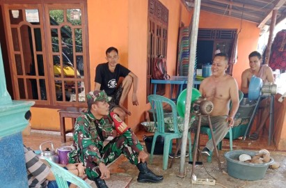 Serka Argani Kunjungan Ke Rumah Warga Binaannya