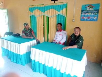 Pererat Sinergitas di Wilayah, Babinsa Komsos Dengan Perangkat Desa