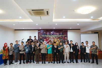 Dandim 0406/Lubuk Linggau Diwakili Pa Sandi Hadiri Pelantikan PPK Se-kota Lubuk Linggau