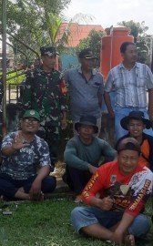 Tingkat kan kerja sama di wilayah Sertu Wahyudi Terus Jalin Komsos Bersama Warga Desa Binaan