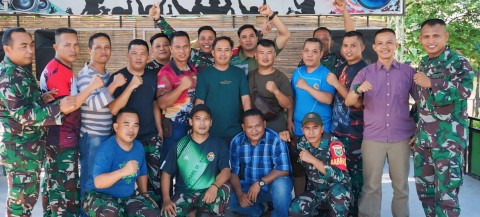 Letting Adipati kodim 0406/Lubuklinggau Gelar acara makan bareng