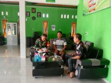 Sambangi Kantor KUD di wilayah, Babinsa Tingkatkan Sinergitas di wilayah