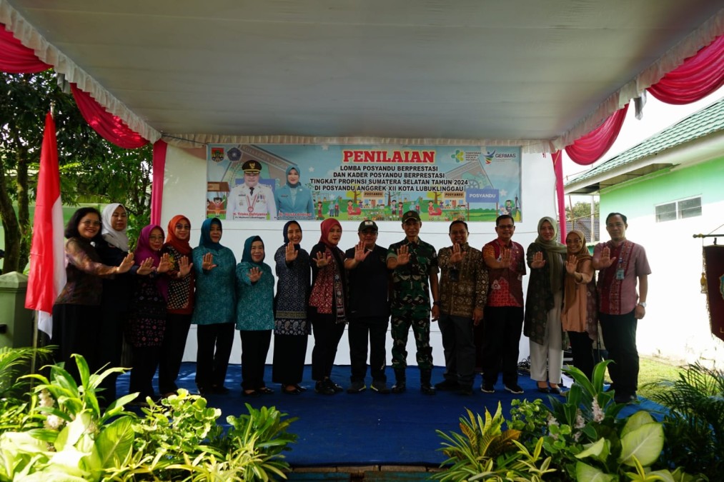 Posyandu Anggrek XII Kodim 0406/ Lubuk Linggau Menjadi Posyandu Perwakilan Lomba Tingkat Provinsi