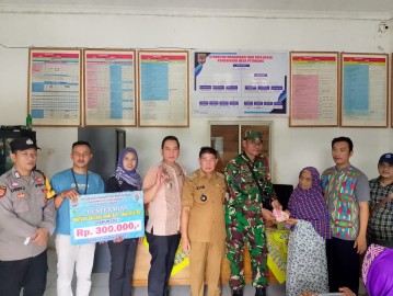 Serka Argani Hadiri Penyaluran BLT DD