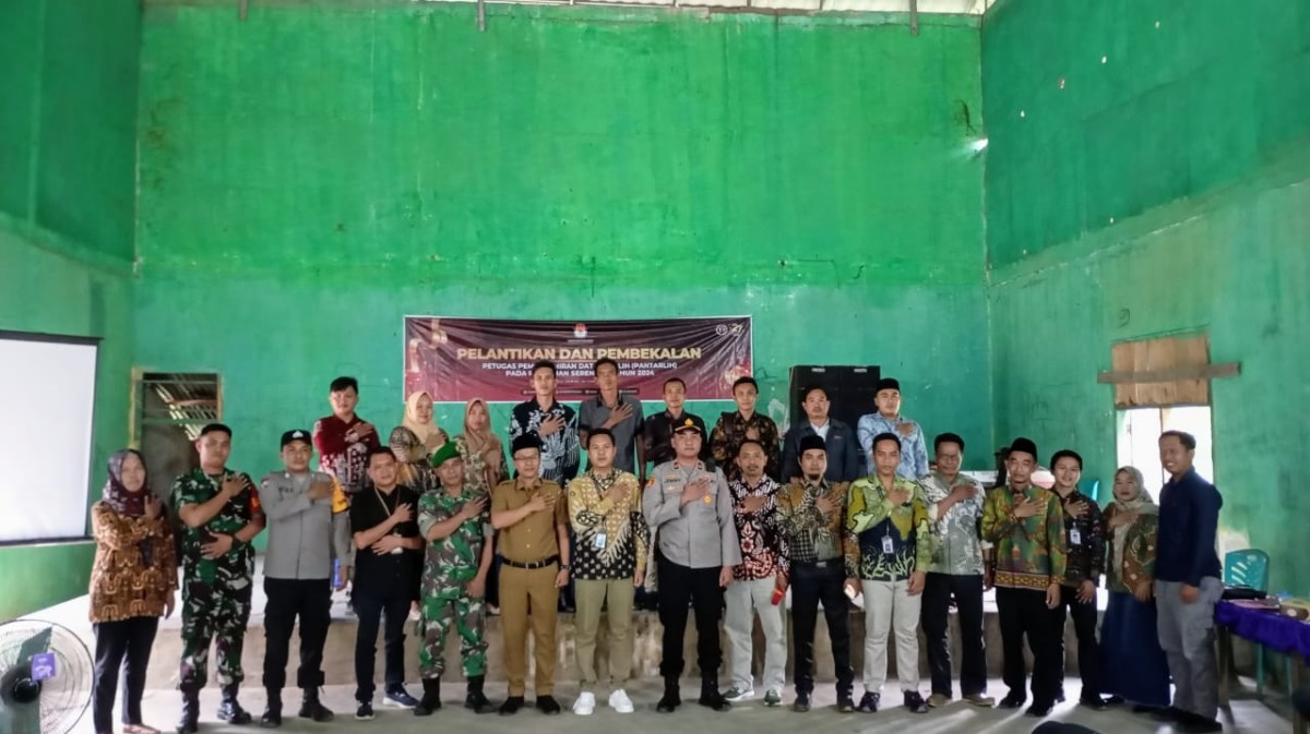 Danramil Muara Kelingi Diwakili Danpos Hadiri Pelantikan dan Pembekalan Petugas Pantarli