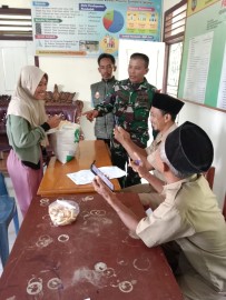 Pererat Sinergitas di wilayah Babinsa Komsos Dengan Perangkat Desa binaan