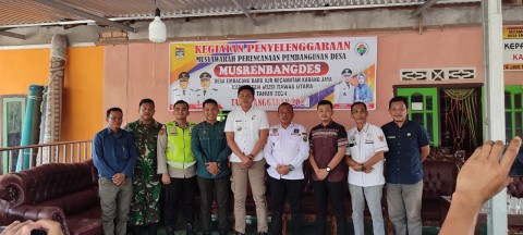 Babinsa Hadiri Musyawarah Rencana Kegiatan Pembangunan Desa Tahun 2024