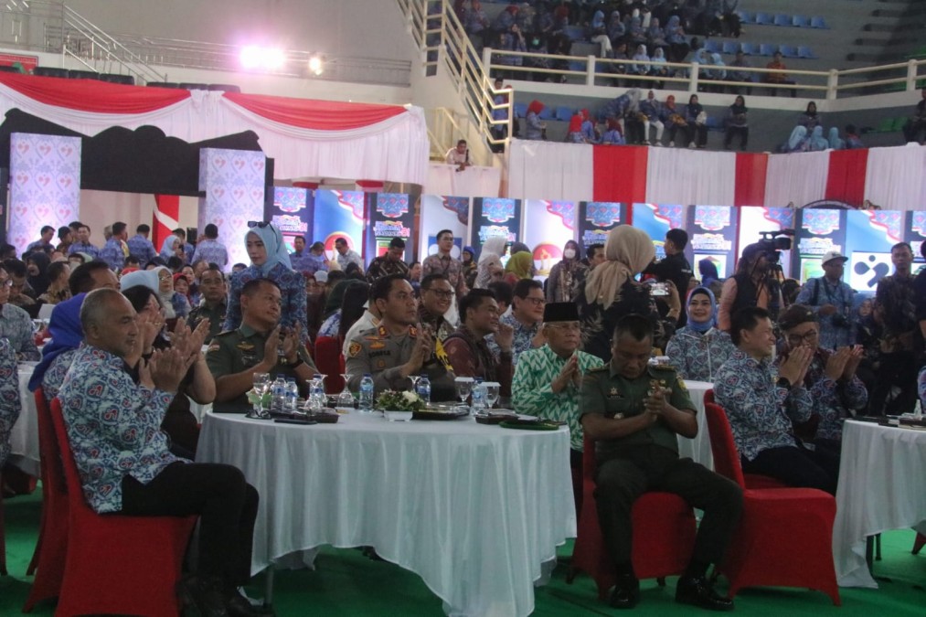 Dandim 0406/Lubuk Linggau Hadiri Acara Puncak Harganas Tingkat Provinsi Sumsel 2024 Di Kota Lubuk Linggau