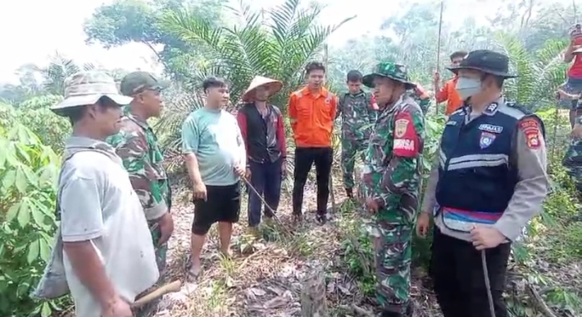 Tanggap, Tanggon, Trengginas tim gabungan Karhutlah Koramil 406-03/, Muara Rupit dalam antisipasi Karhutlah di Wilayah