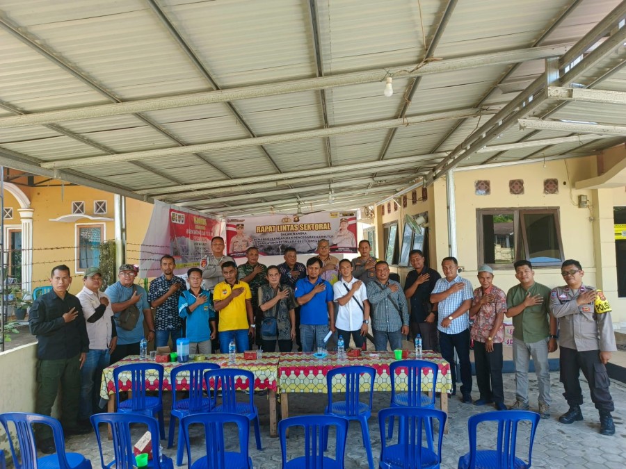 Danramil 406-06/Tugumulyo Hadiri Rakor Pencegahan dan Penanganan Karlahut di Kecamatan Muara Beliti dan kecamatan TPK