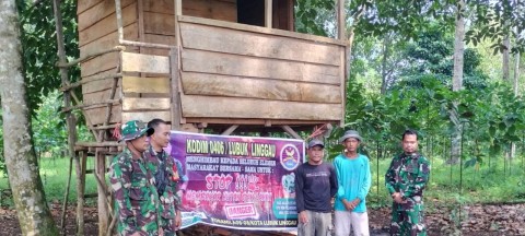 Babinsa Koramil 406-08/Lubuklinggau Melaksanakan Patroli Karhutla Di Wilayah binaan