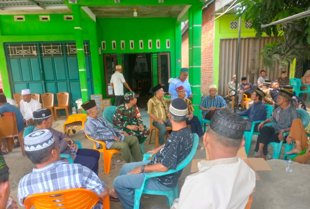 Bentuk Kepedulian dan Empati, Babinsa Koramil 406-10/LT Sambangi Rumah Duka