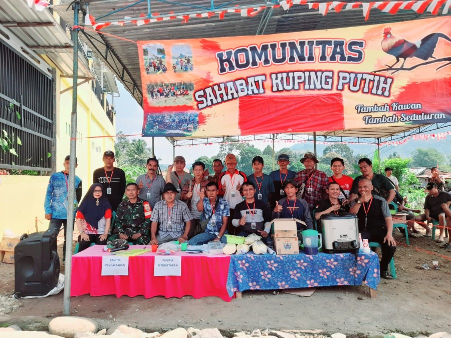 Babinsa Koramil 406-08/Lubuklinggau Sertu Amdan Monitoring Perlombaan HUT RI Ke – 79 Di wilayah Binaan.