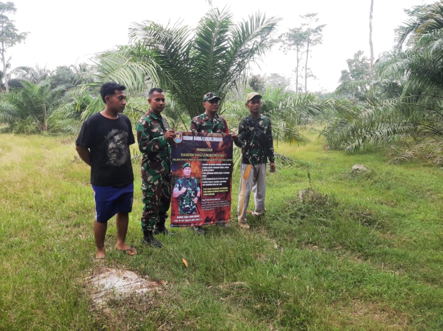 Ciptakan suasana wilayah bebas asap Koramil 406-04/gencar laksanakan patroli Karhutlah di wilayah