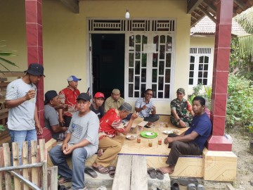 Bincang Santai Dengan segelas teh hangat, Jaga Hubungan Baik Babinsa Komsos Dengan Warga Binaan