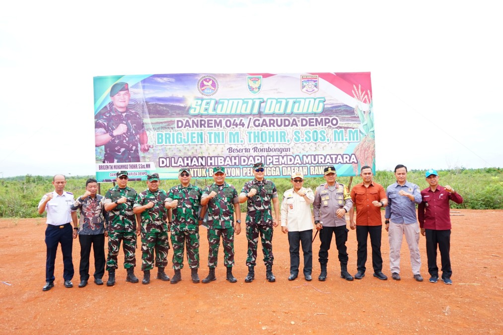 Dandim 0406 Lubuk Linggau Letkol Inf Arie Prasatyo Widyo Broto S.E Turut Mendampingi Kegiatan Danrem 044/Gapo di Muratara