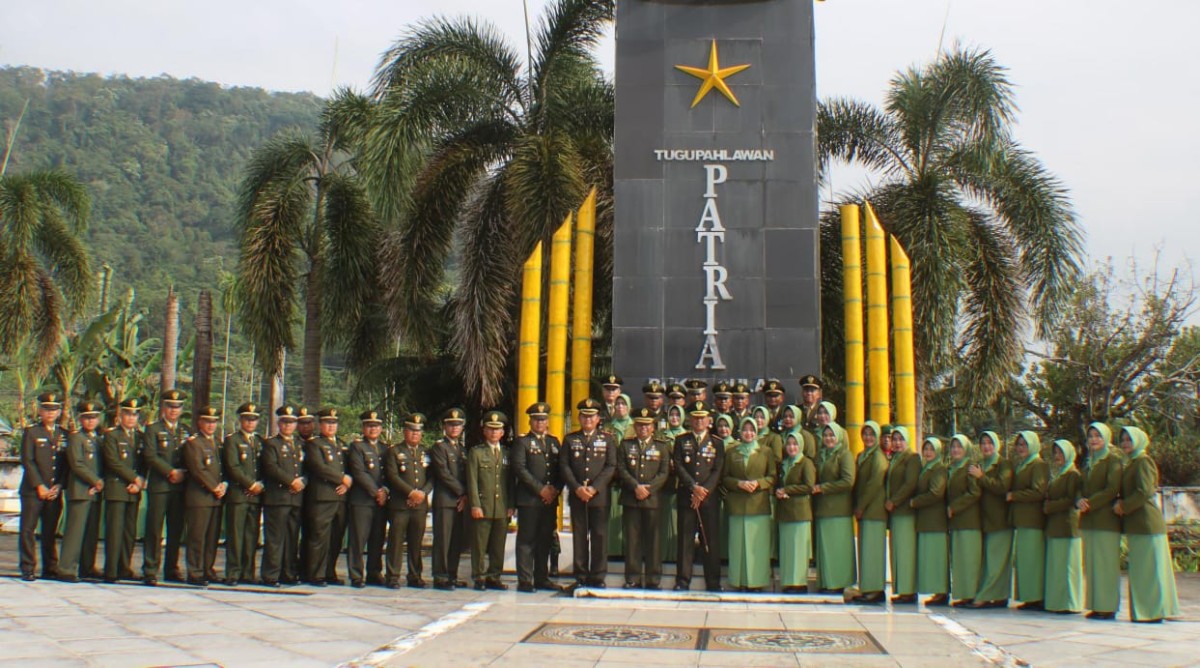 Kodim 0406/Lubuk Linggau Menggelar Ziarah Nasional Dalam Rangka HUT TNI Ke 79