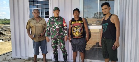 Koptu Sugeng Wibowo Koramil 406-02/Rawas Ilir Ajak Warga Jalani Hidup Sehat