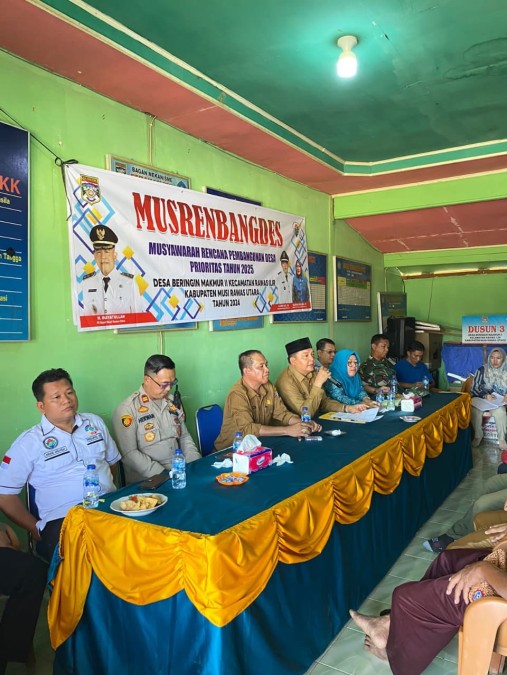 Babinsa Pelda Endang Permana Hadiri Musrenbang Desa Beringin Makmur II