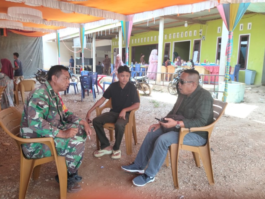 Pelda Endang Permana Hadiri Acara Sedekah dan Laksanakan Komsos di Kelurahan Bingin Teluk