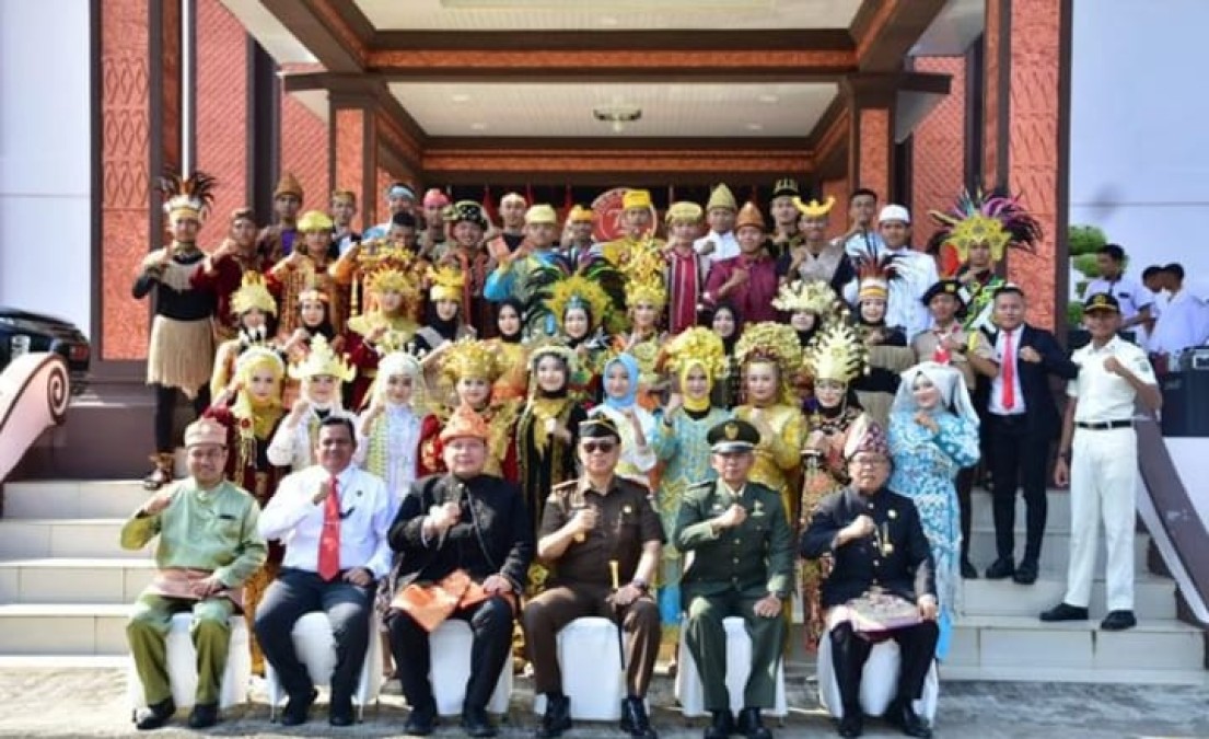 Pabung Musi Rawas Kapten Czi Epi Sugiharto Hadir Dalam Upacara Hari Sumpah Pemuda Di Kabupaten Musi Rawas