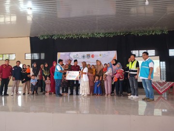 Babinsa 406-02/Rawas Ilir Hadiri Kegiatan Program Bapak Asuh Balita Stunting