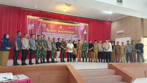 Rapat Kordinasi Dukungan Teknis Pelaksanaan Pemilihan Kepala Daerah Serentak Tahun 2024 Dan Kesiapan Penggunaan Aplikasi Sirekap Diwilayah Kabupaten Musirawas Utara