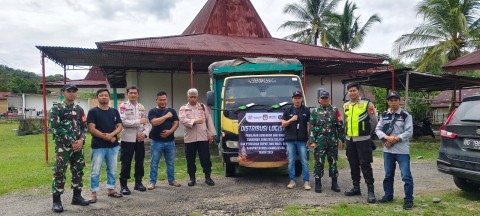 Sinergitas TNI-Polri dalam Pengawalan dan Pengamanan Logistik Pilkada di Wilayah Koramil 406-01/RU