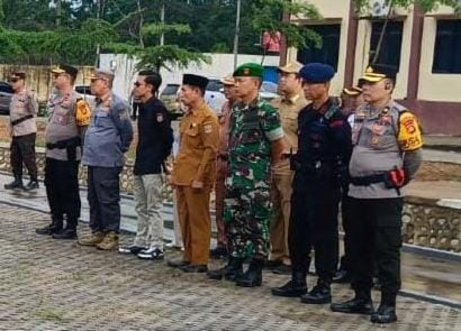 APEL PERGESERAN PASUKAN DALAM RANGKA PENGAMANAN PILKADA KAB. MUSI RAWAS UTARA