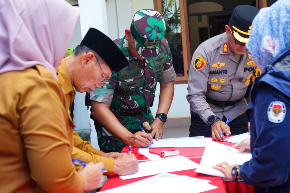 Pemusnahan Surat Suara Rusak Pemilihan Serentak Tahun 2024 Di Kabupaten Musi Rawas Utara