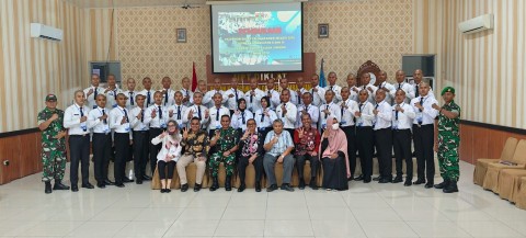 Pasi Ops Kodim 0406 Lubuk Linggau Lettu Inf Ferli Ardiansyah Hadiri Acara Pembukaan Pelatihan Dasar CPNS Gelombang II Angkatan II dan III Pemerintah Kota Lubuk Linggau Tahun 2024