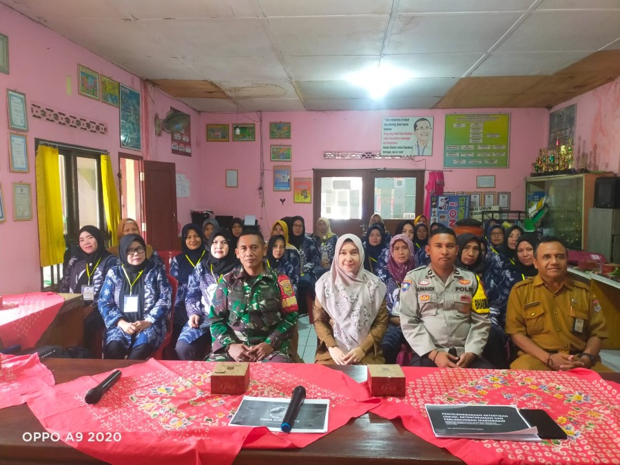 Babinsa Koramil 406-08/Lubuk Linggau Hadiri Sosialisasi Peningkatan Keamanan dan Ketertiban.