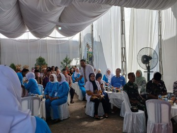 Babinsa Koramil 406-04/Muara Lakitan Hadiri Acara Akreditasi Klinik Utama H. Dawud