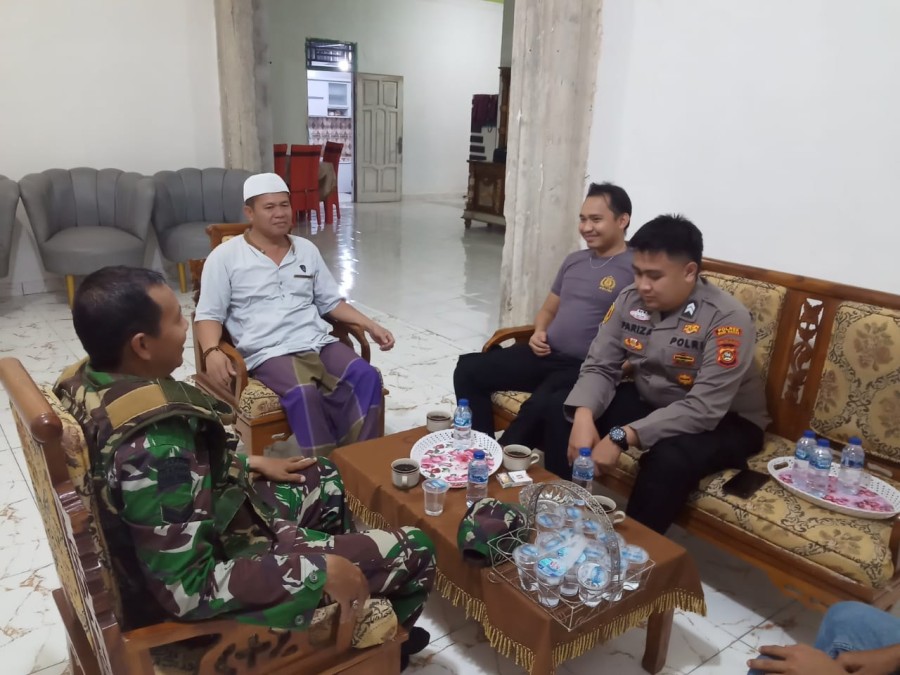 Sertu Ali Mubin Laksanakan Silaturahmi dengan Masyarakat Desa Bumi Makmur