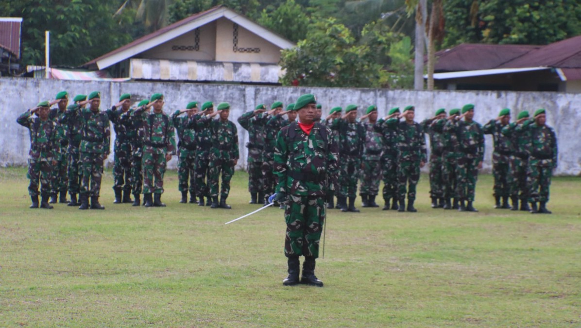 Kepala Staf Kodim 0406 Lubuk Linggau Bertindak Sebagai Inspektur Upacara Pada Upacara Peringatan Hari Bela Negara ke-76 Tahun 2024