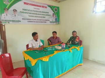 Babinsa Koramil 406-01/Rawas Ulu Sosialisasikan Bahaya Narkoba di Desa Sungai Kijang