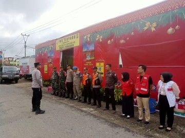 Babinsa Koramil 406-03/Rupit Laksanakan Kegiatan PosPam Nataru di RM Sederhana