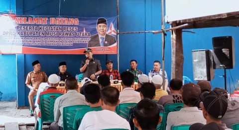 Koramil 406-01/Rawas Ulu Hadiri Kegiatan Reses DPRD Kabupaten Musi Rawas Utara