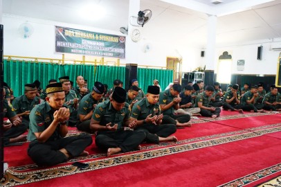 Doa Bersama dan Syukuran Peringatan HUT ke-79 Kodam II Sriwijaya di Kodim 0406 Lubuklinggau