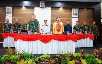 Komunikasi Sosial Kodim 0406 Lubuk Linggau Dengan Pemerintah Desa SE Kabupaten Musi Rawas Bahas Program Ketahanan Pangan