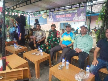 Babinsa Koramil 406-04/Muara Lakitan Sertu Tugianto Laksanakan Silaturahmi dengan Warga dan Perangkat Desa Wonosari