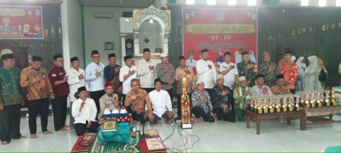 Babinsa Koramil 406-03/Rupit Hadiri Pembukaan MTQ Tingkat Kecamatan Rupit
