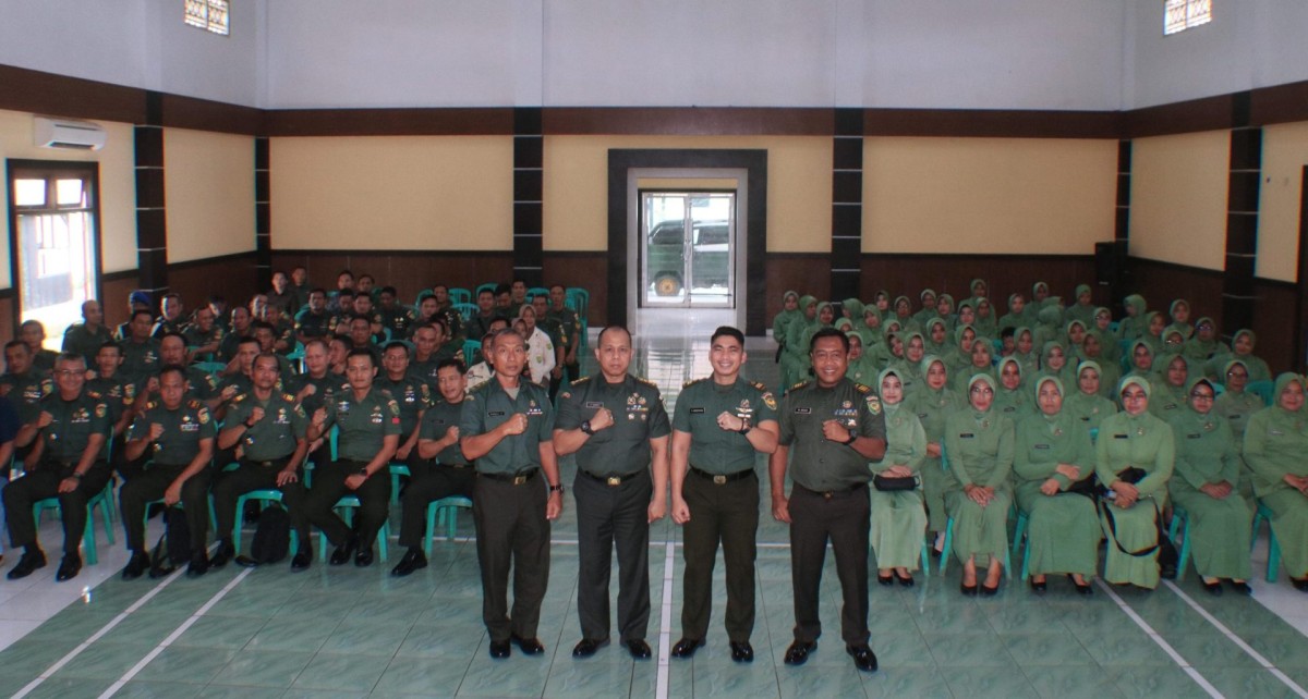 Kodim 0406/Lubuklinggau dan Persit Terima Penyuluhan Hukum dari Kodam II/Swj